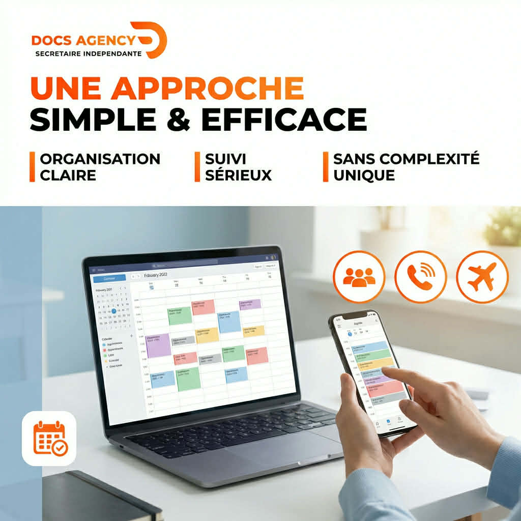 Organisation administrative — support professionnel